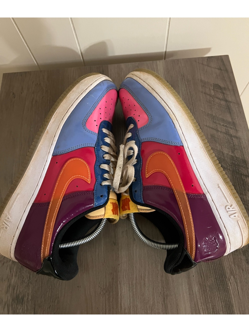 Nike Air Force 1 Low x UNDEFEATED Multi-Color DV5255-400 Size 10 - Picture 8 of 11